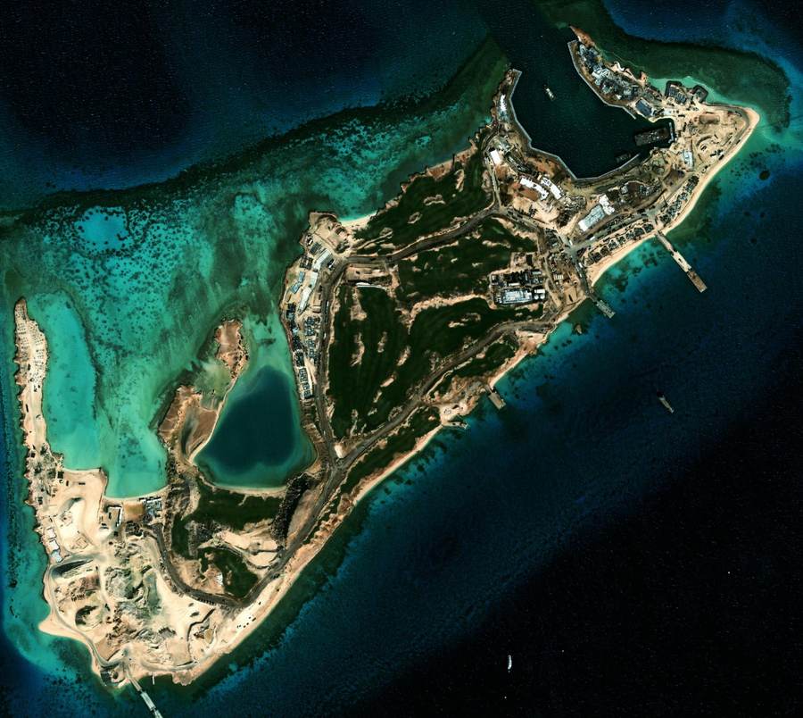 Satellite imagery from the source study
